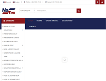 Tablet Screenshot of natex.com.ro